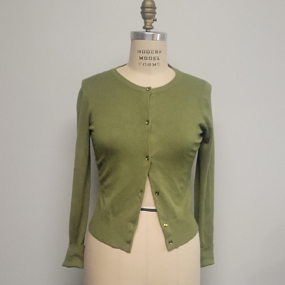 Karen Kane Olive Knit Top